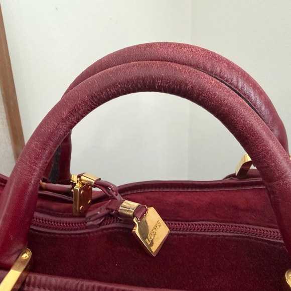✨ Loewe Vintage Wine Weekender Duffel Bag ✨ - Picture 3 of 16